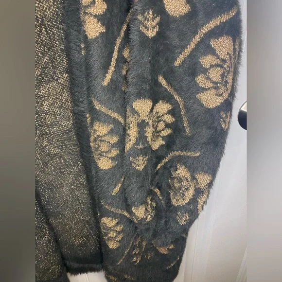 Anthropologie Maeve metallic cardigan sweater - Picture 10 of 10